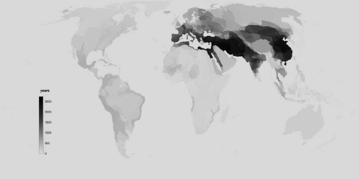 G:\pix\Number of years spent inside a large empire from 1000 BCE to 2020 CE.png