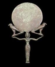 P:\pix\projects\human evolution\mirror\Egyptian bronze mirror - Late Period, circa 664-30 B.C..jpg