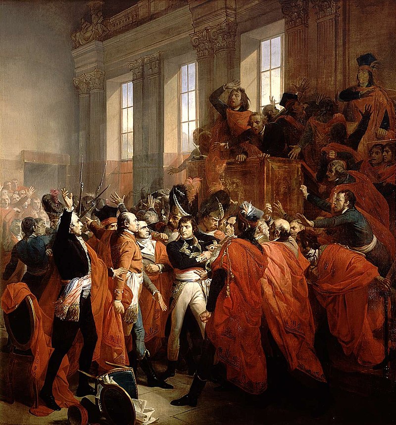 Bouchot - Le general Bonaparte au Conseil des Cinq-Cents.jpg