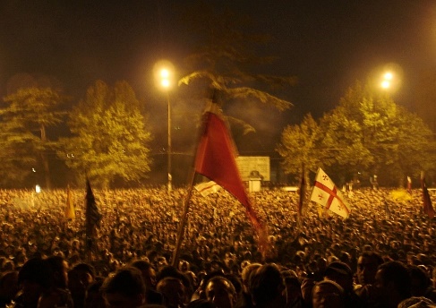 Georgia, Tbilisi - Rose Revolution (2003).jpg