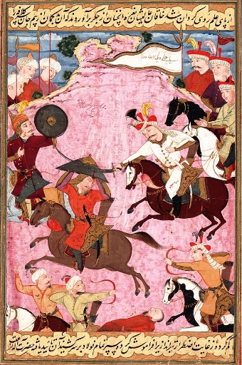 https://upload.wikimedia.org/wikipedia/commons/5/57/The_Battle_between_Shah_Ismail_and_Shaybani_Khan.jpg