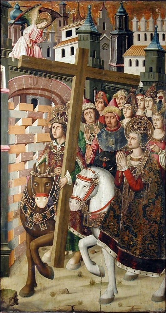 https://upload.wikimedia.org/wikipedia/commons/6/68/Bernat%2C_Martin_Saint_Helena_%26_Heraclius_taking_the_Holy_Cross_to_Jerusalem.jpg