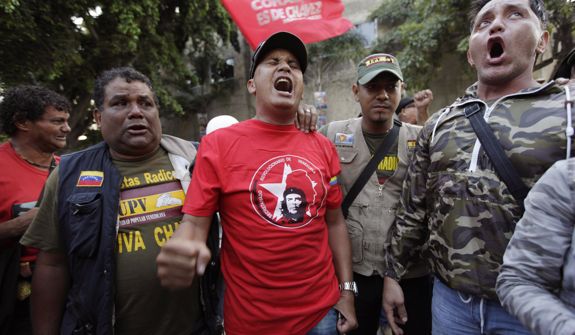 Image result for caracas chavez demonstration 2005