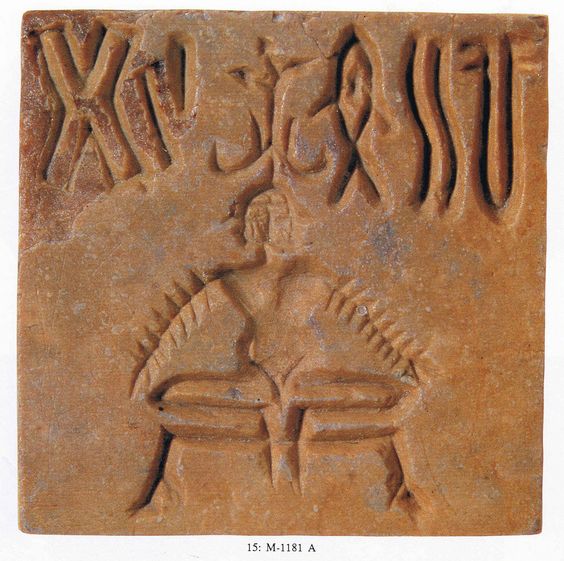 A cernunnos-like person on an Indus-seal | by petrus.agricola