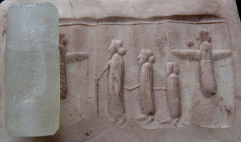 Achaemenid Seal 3 wise men.JPG