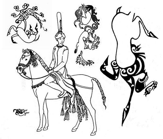 Altay princess's other tattoos.