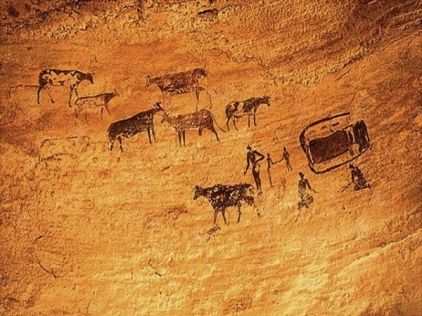 COLIBOAIA Cave is found in Bihor, Sighistel Valley, Romania. She became known for very old cave paintings dating back thousands of years.