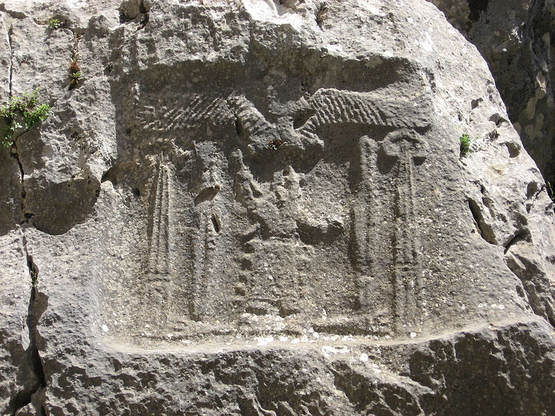 File:Relief of Tudhaliya IV (Yazilikaya).jpg