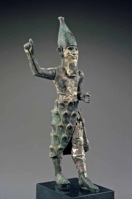 G:\pix\projects\iranzamin\3000-1200\-1400 Hittite Bronze, Silver and Electrum Mountain God Figurine, c. Mid-2nd Millennium BC.jpg