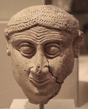 G:\pix\projects\iranzamin\3000-1200\-1800 Old Babylonian Ceramic Head of a Male ca 2000-1600 BCE.jpg