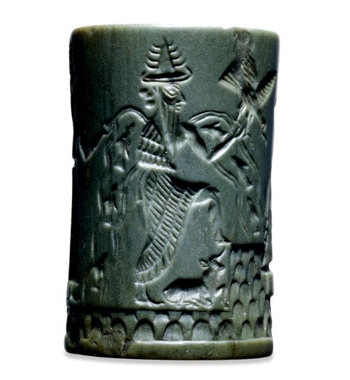 G:\pix\projects\iranzamin\3000-1200\-2300 Akkadian Seal of Adda Showing Four Of The Principal Mesopotamian Deities, 2300-2200.jpg