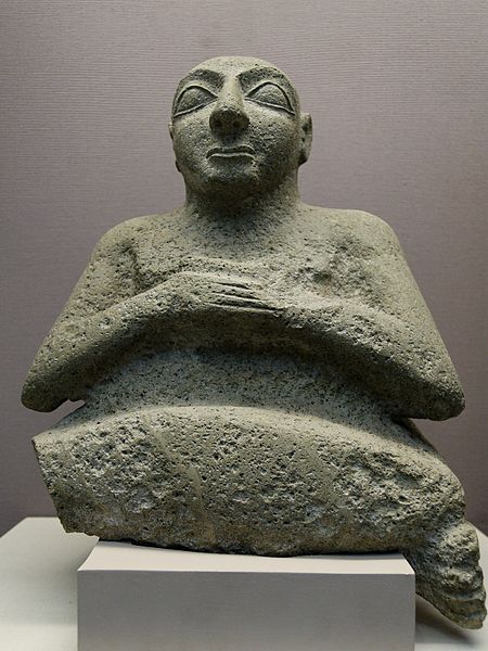 G:\pix\projects\iranzamin\3000-1200\-2500 Statue of Kurlil. Limestone, ca. 2500 BC. Temple of Ninhursag in Tell al-'Ubaid,.jpg