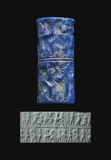 G:\pix\projects\iranzamin\3000-1200\-2500 SUMERIAN LAPIS LAZULI CYLIND.jpg