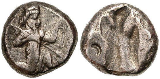 G:\pix\projects\iranzamin\achaemedian\سکه\-420 Persian Empire, Lydia, Anatolia, Xerxes I - Artaxerxes I, c. 485 - 420 B.C..jpg