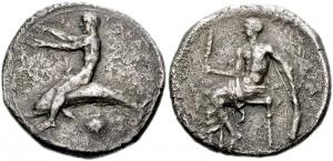 G:\pix\projects\iranzamin\achaemedian\سکه\-440 CALABRIA, Tarentum. Circa 450-440 BC.jpg