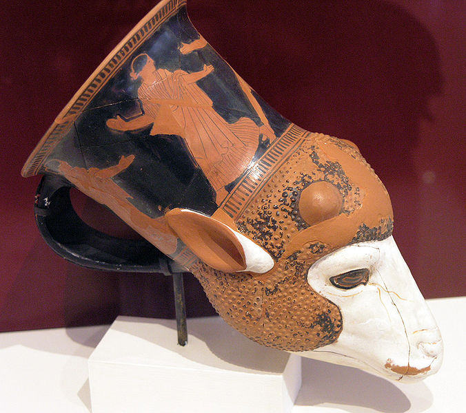 G:\pix\projects\iranzamin\achaemedian\جام\-450 Red-figure ram rhyton by the Villa Giulia Painter, ca. 460-450 BC. From Anavyssos in Attica.jpg