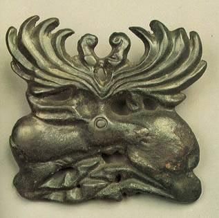 G:\pix\projects\iranzamin\achaemedian\Art\Bridle plaque in the form of a reclining deer (Series V c. BC.jpg