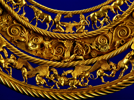 G:\pix\projects\iranzamin\achaemedian\Art\Gold Scythian pectoral, Tolstaya Mogila, Ordžonikidze, 2nd half of the 4th century BC.jpg