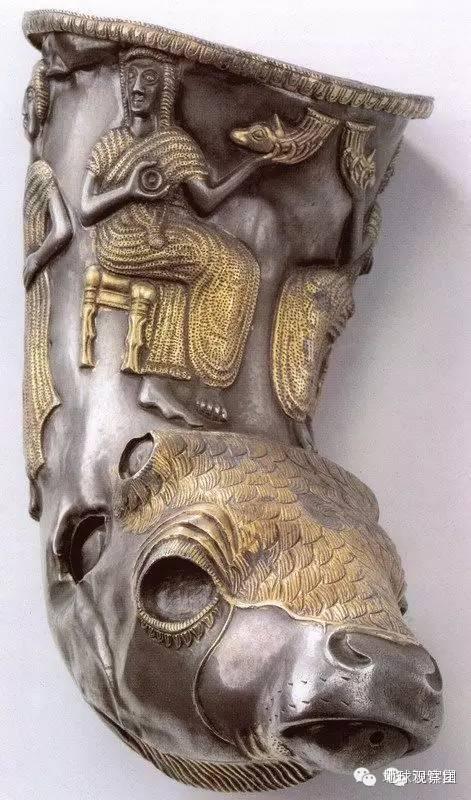 G:\pix\projects\iranzamin\achaemedian\Art\Silver rhyton from Poroina, Romania. End of the 4th century BCE. Thracian.jpg