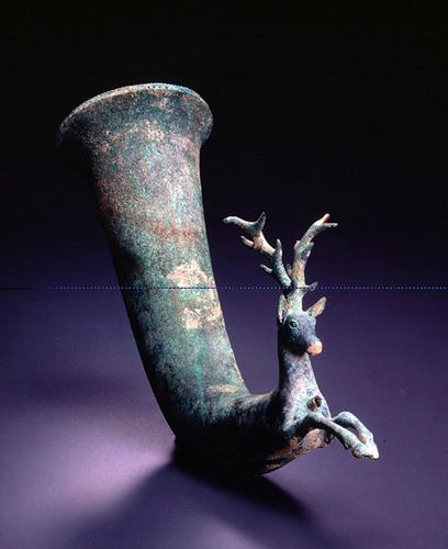 Late Classical Greek Bronze Rhyton with a Stag Protome | Flickr - Photo Sharing!