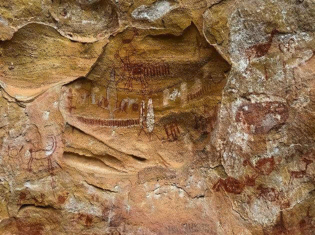 Paintings at Pedra Furada Sites