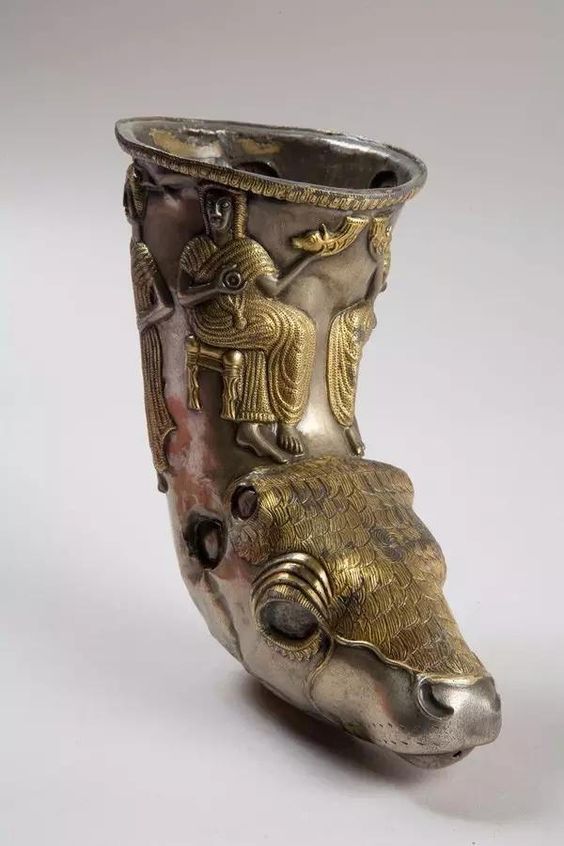 Silver rhyton, Poroina Mare, Romania, 3rd century BC