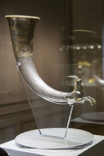 Silver rhyton with goat protome and death of Orpheus - part of the #VassilBojkovCollection. - The #artefact is now on display at the National Gallery in Sofia, Bulgaria. You are invited to visit "The Golden Fleece. The Quest of the Argonauts" exhibition that will be open to the public until the 10th of June. The event is part of the European Year of Cultural Heritage 2018 initiative. #EuropeForCulture