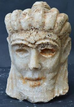 SSumerian Statue Head CIRCA -2600-2400 B.C/ Sumerian Period