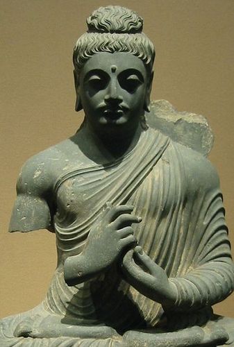 Pakistan (Gandhara) - 2nd cent. Vajra Mudra (Tokyo National Museum) #buddha #buddhism #sculpture #statue