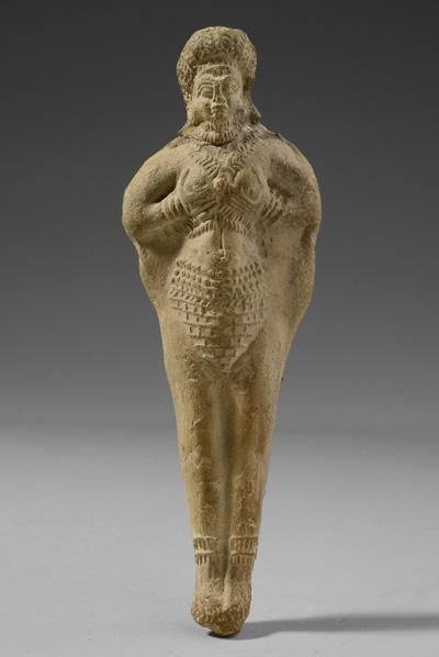 TERRACOTTA FIGURINE OF ISHTAR-ASTARTÃ | 1900 BC - 1600 BC | Price $0.00 | Mesopotamian | Terracotta | Idols | eTiquities by Phoenix Ancient Art