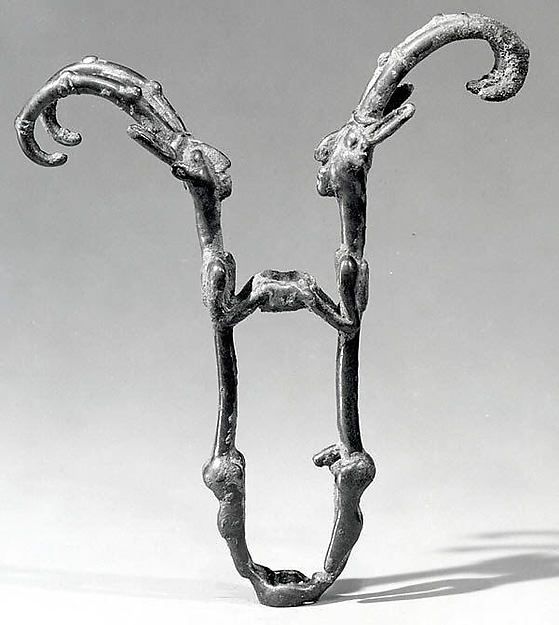 Top for standard Period:Iron Age III Date:ca. 8thâ7th century B.C. Geography:Iran, probably from Luristan Culture:Iran Medium:Bronze Dimensions:6.02 in. (15.29 cm)