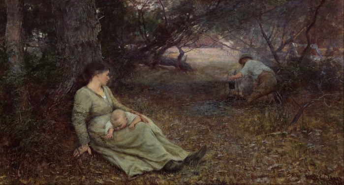 Frederick McCubbin - On the wallaby track - Google Art Project.jpg