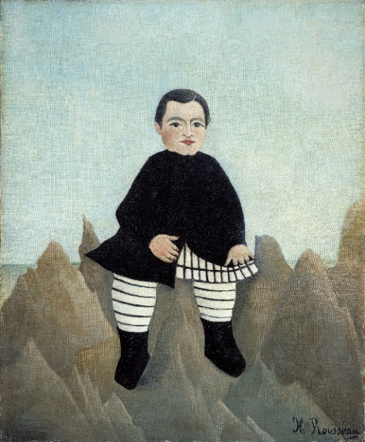 https://upload.wikimedia.org/wikipedia/commons/9/9c/Boy_on_the_Rocks_-_1895-7_-_Henri_Rousseau.jpg