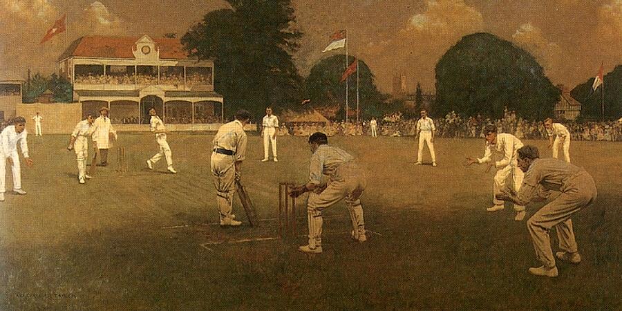 Albert Chevallier Tayler - Kent Vs Lancashire 1906.jpg