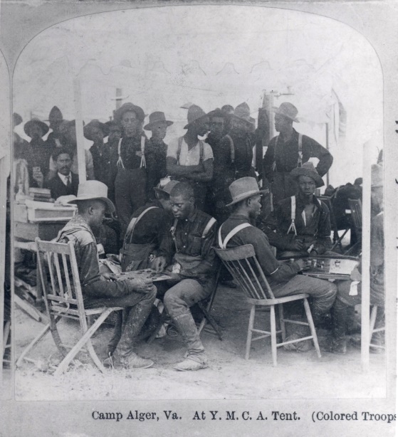 Black troops based in Virginia, c.1899