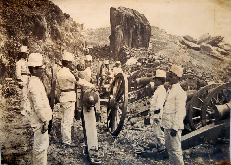 File:Artilleria del ejÃ©rcito en las serranias del norte en 1904.jpg