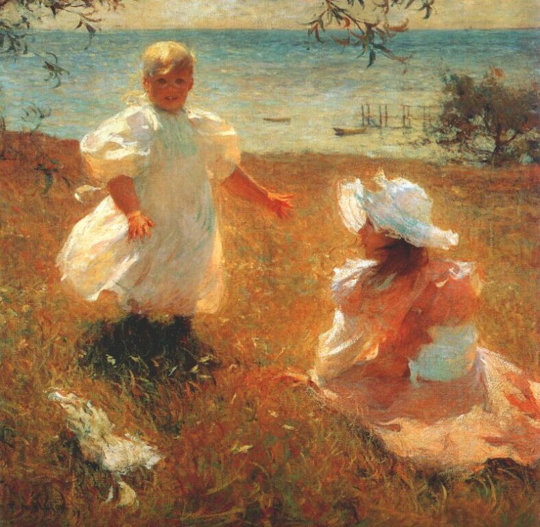 G:\draw\classic\1880 Frank Weston Benson\1899 The_sisters_1889_Frank_Weston_Benson.jpg