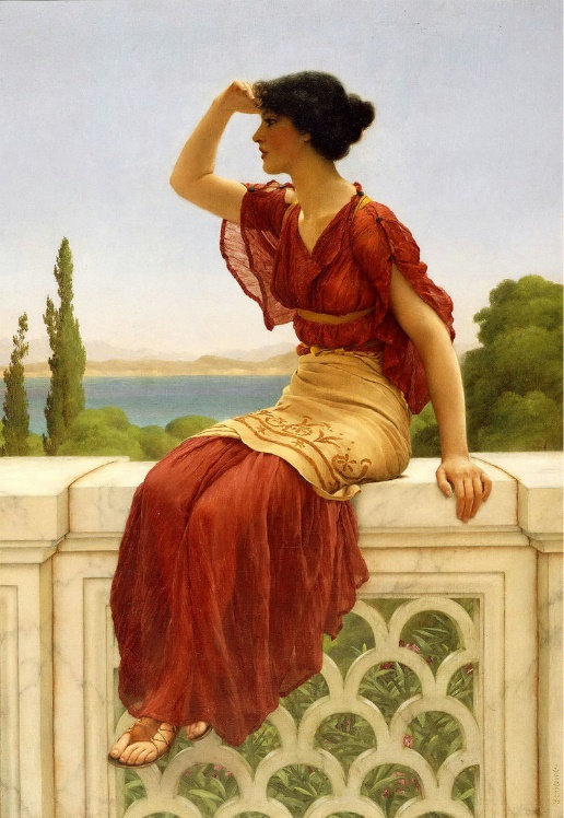 G:\draw\classic\1890 John William Godward\1899 John_William_Godward_-_The_Signal.jpg