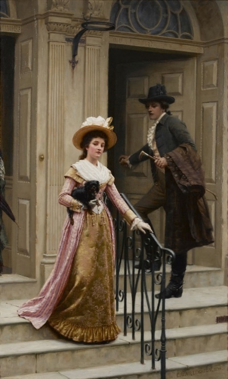 G:\draw\classic\1900 Edmund Blair Leighton (1853-1922)\1905 Edmund_Blair_Leighton_-_My_Next-Door_Neighbour.jpg