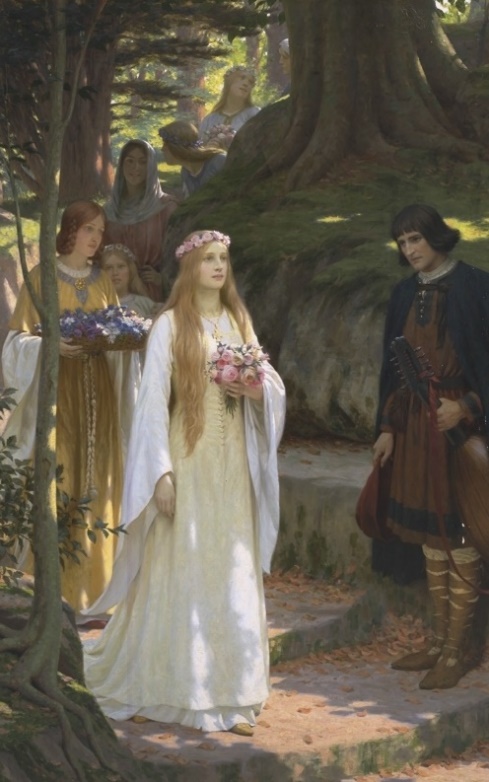 G:\draw\classic\1900 Edmund Blair Leighton (1853-1922)\1905 Edmund_Blair_Leighton_-_My_fair_Lady.jpg