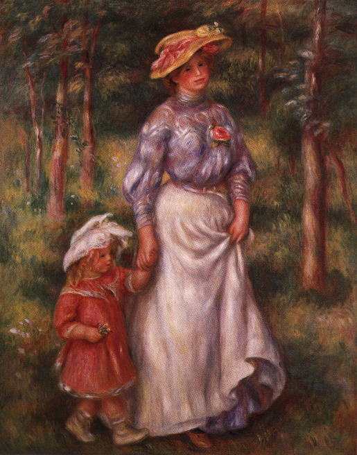 G:\draw\classic\Pierre-Auguste Renoir\Renoir, Pierre-Auguste.La promenade, 1906.jpg