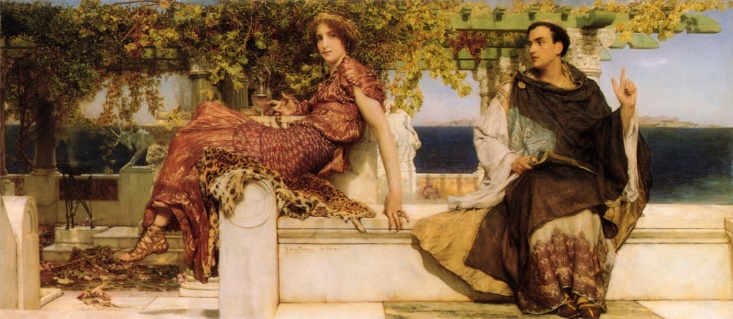 G:\draw\classic\Sir Lawrence Alma-Tadema\1898 - The Conversion Of Paula By Saint Jerome .jpg