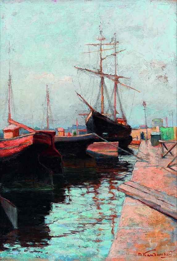 G:\draw\classic\western art\Classic K\1920 Kandinsky, Wassily (Russian, 1866-1944)\1898 Vassily_Kandinsky,_1898_-_Odessa_Port.jpg