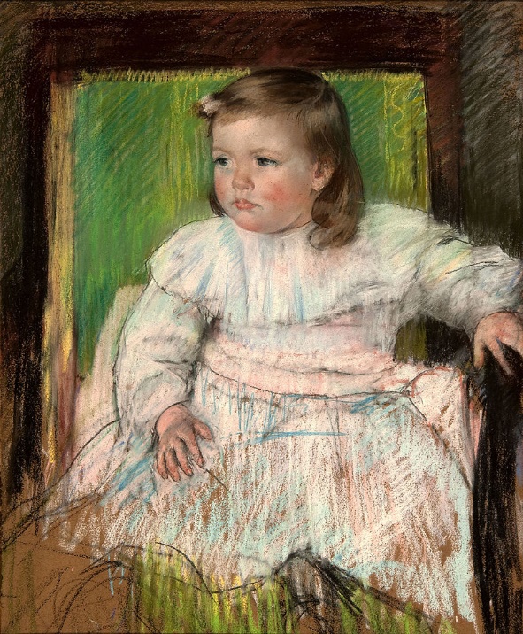 G:\draw\classic\western art\Classic M\1880 Mary Cassatt(1844-1926)\1898 Cassatt,_Mary_Pink_Sash_1898.jpg