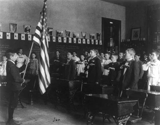 G:\pix\projects\west\sorted\1899 Students swearing the Pledge on Flag Day in 1899.jpg