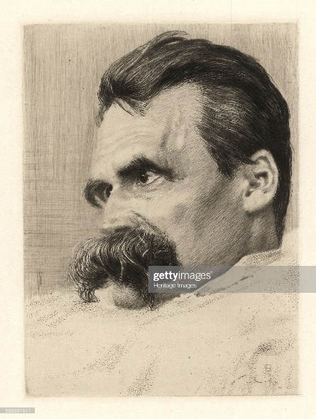 Portrait of Friederich Nietzsche, 1899-1900 : News Photo