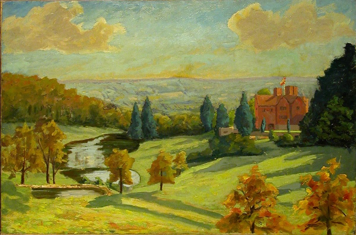 G:\pix\1930 Churchill\1950 Sir Winston Churchill, View of Chartwell..jpg