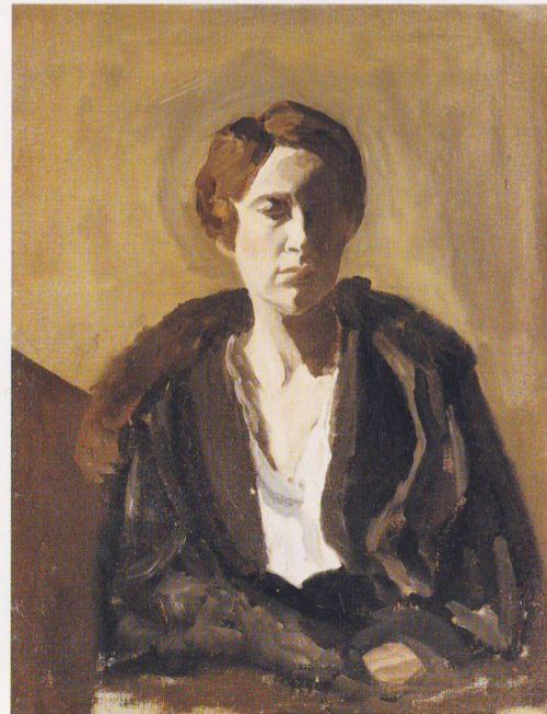 Portrait of Gwendeline Churchill by WINSTON CHURCHILL