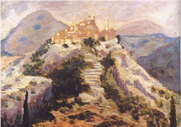 G:\pix\1930 Churchill\1930 چرچیلview-of-eze-in-the-alpes-maritimes.jpg!Large.jpg