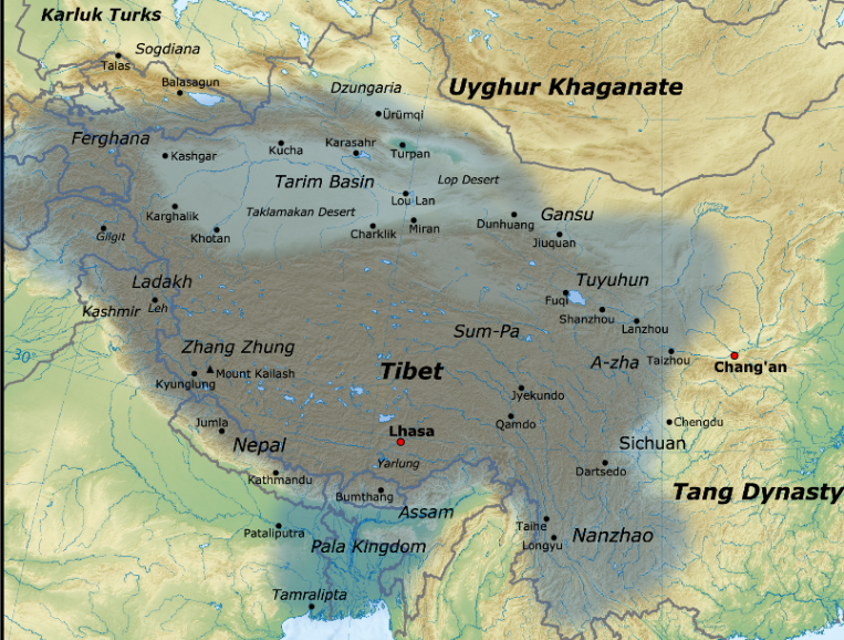 https://upload.wikimedia.org/wikipedia/commons/1/18/Tibetan_empire_greatest_extent_780s-790s_CE.png